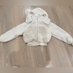 ALO FOXY White Sherpa Jacket- Size Small